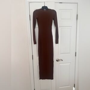Skims Fits Everybody Long Sleeve Dress